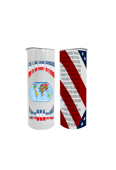 US Army Enlisted 20oz Metal Water Cooler