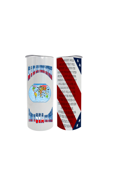 US Air Force Enlisted 20oz Metal Water Cooler