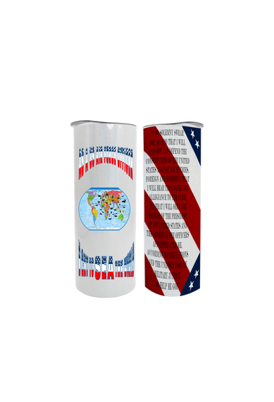 US Air Force Officer 20oz Metal Water Cooler