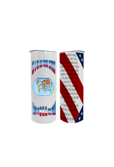 US Air Force Retiree 20oz Metal Water Cooler