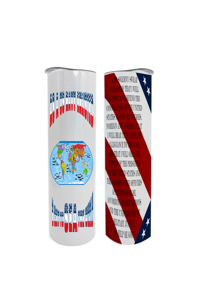 US Navy Enlisted 20oz Water Cooler